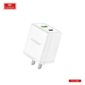 USB + Type-C Fast Wall Charger | Dual Port 3A (15W, QC3.0)