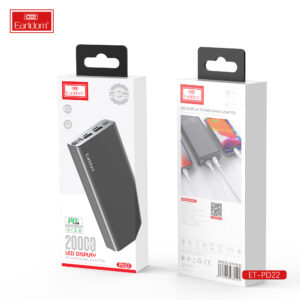 20000mAh Power Bank Portable Fast Charging | Built-In Flashlight