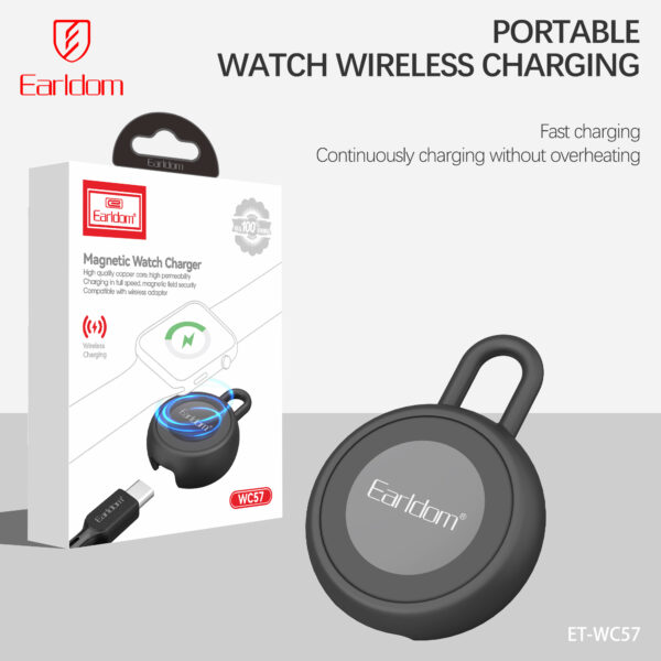 Magnetic Wireless Charger for Smart Watch (2.5W) | Earldom - Image 3