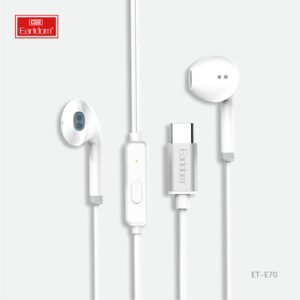 USB-C Wired Earphones | In-Ear Stereo Headphones with Mic