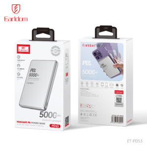 Earldom ET‑PD53 Power Bank Magnetic Wireless 5000mAh