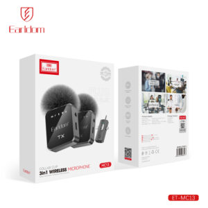 3-in-1 Compact Wireless Mic for Mobile Creators  | Earldom