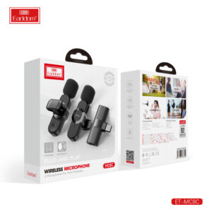 Wireless Dual Lavalier Microphone Kit – ET-MC8C | Earldom