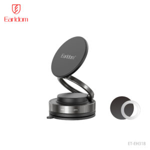 360° Magnetic Vacuum Phone Holder –ET-EH318 with Adjustable Arm for Car, Desk & Gym | Earldom