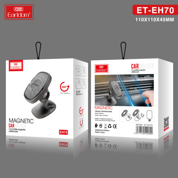 360° Lightweight Mini Magnetic Phone Holder –ET-EH70 - Image 2