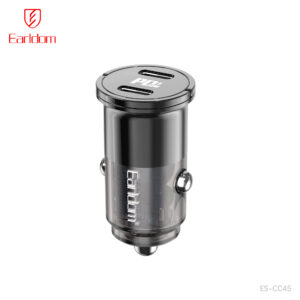 Dual Type-C 36W Car Charger – ES-CC45-PD Fast Charging USB-C